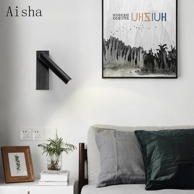 Modern minimalist rotatable LED wall light
