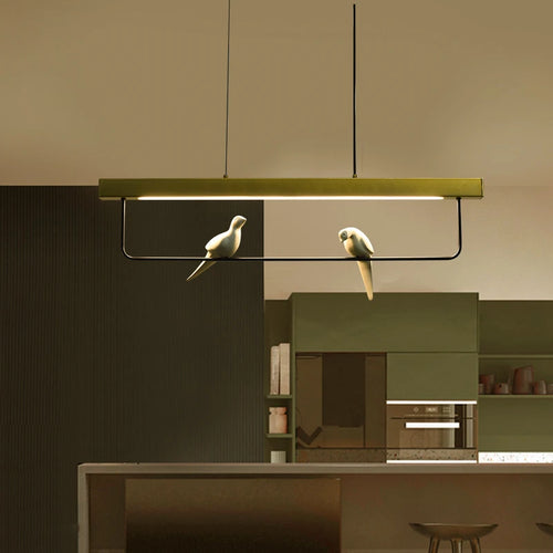 Minimalist nordic design luxury LED pendant lamp - vue 5 sur 10