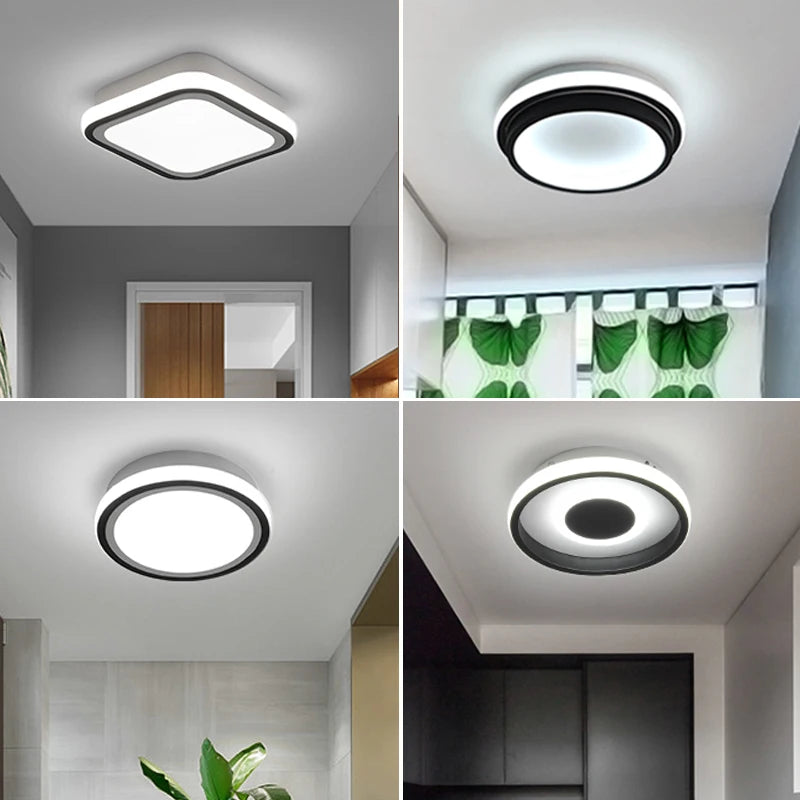 Allée Led plafonnier pour couloir balcon chambre éclairage AC110V AC220V moderne nordique intérieur lumières cuisine luminaires luminaria - vue 3 sur 12