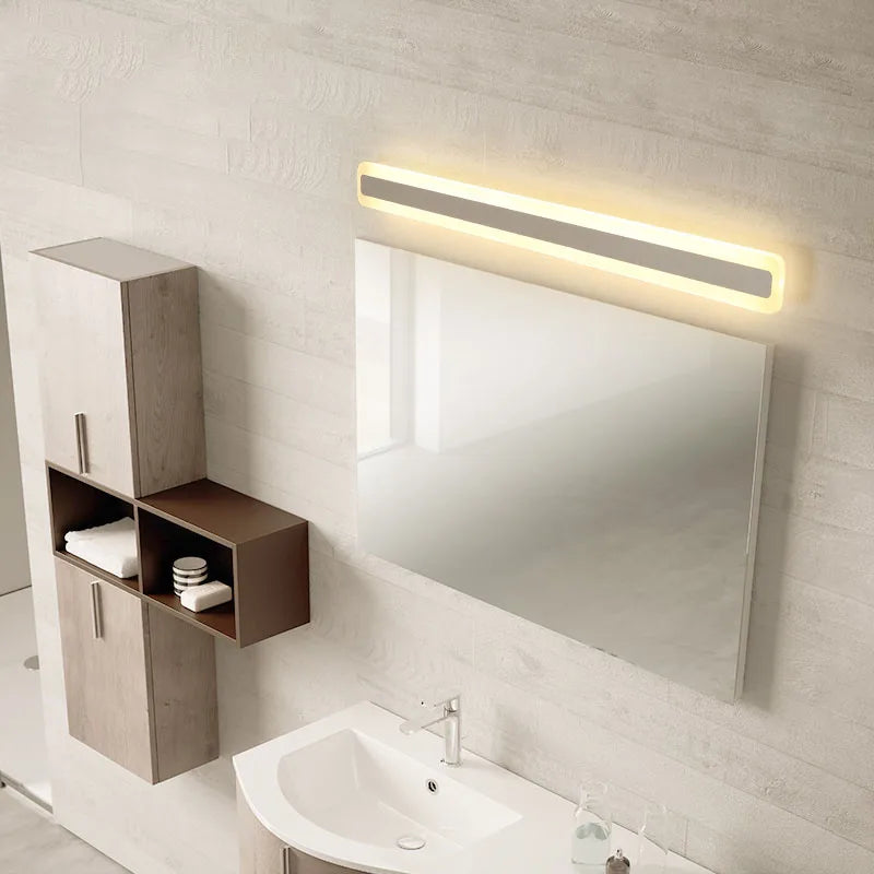 Modern waterproof acrylic LED wall light for indoor use