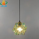 Nordic style glass petal lamp for interior decoration