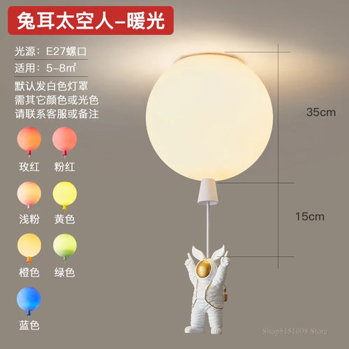 Decorative nordic pendant light for children’s room with playful design - vue 17 sur 22