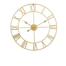 3D retro round wall clock roman numerals home decor
