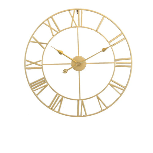 3D retro round wall clock roman numerals home decor