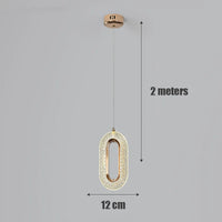Nordic design suspended LED pendant light