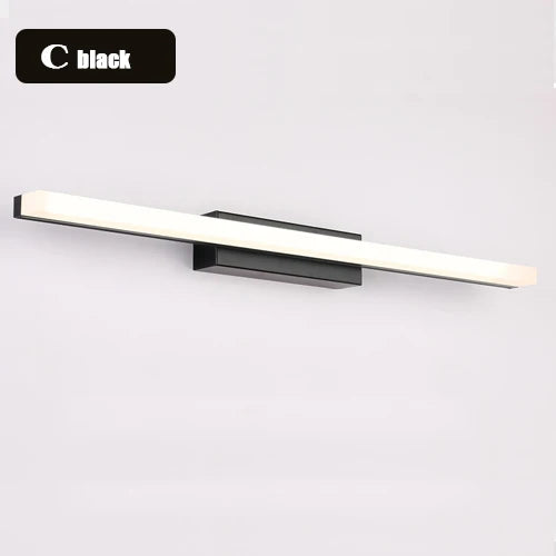 Modern waterproof wall light for decorative mirror lighting
