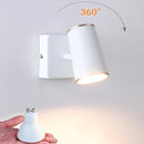 360-degree rotating LED bedside lamp for home and hotel