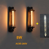Vintage industrial wall light for cafe and restaurant