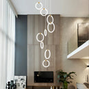 Modern acrylic LED chandelier for luxury decor
