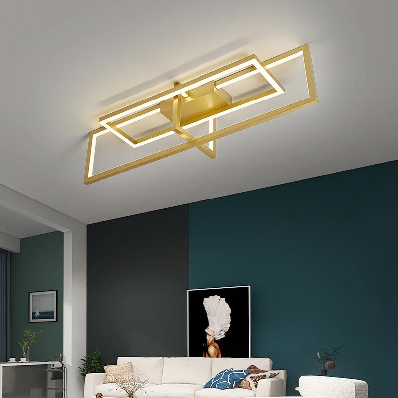 Minimalist modern acrylic LED ceiling chandelier