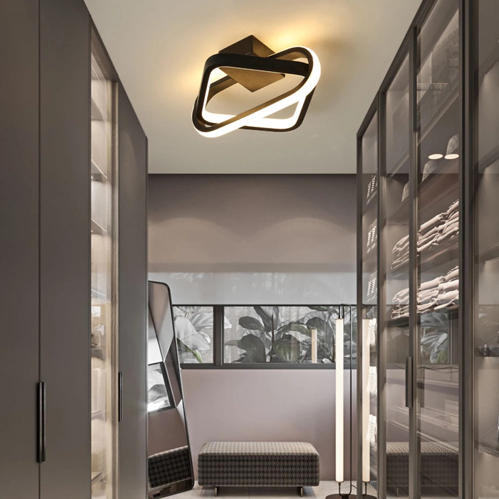 Modern warm/cool LED pendant light for decorative lighting - vue 4 sur 12