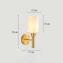Luxury glass art deco wall light for indoor use