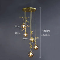 Modern glass pendant light for elegant interiors