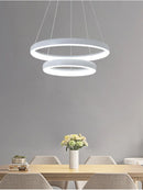 Modern minimalist circular living room chandelier