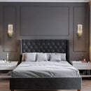 Modern minimalist crystal wall light for study and relaxation