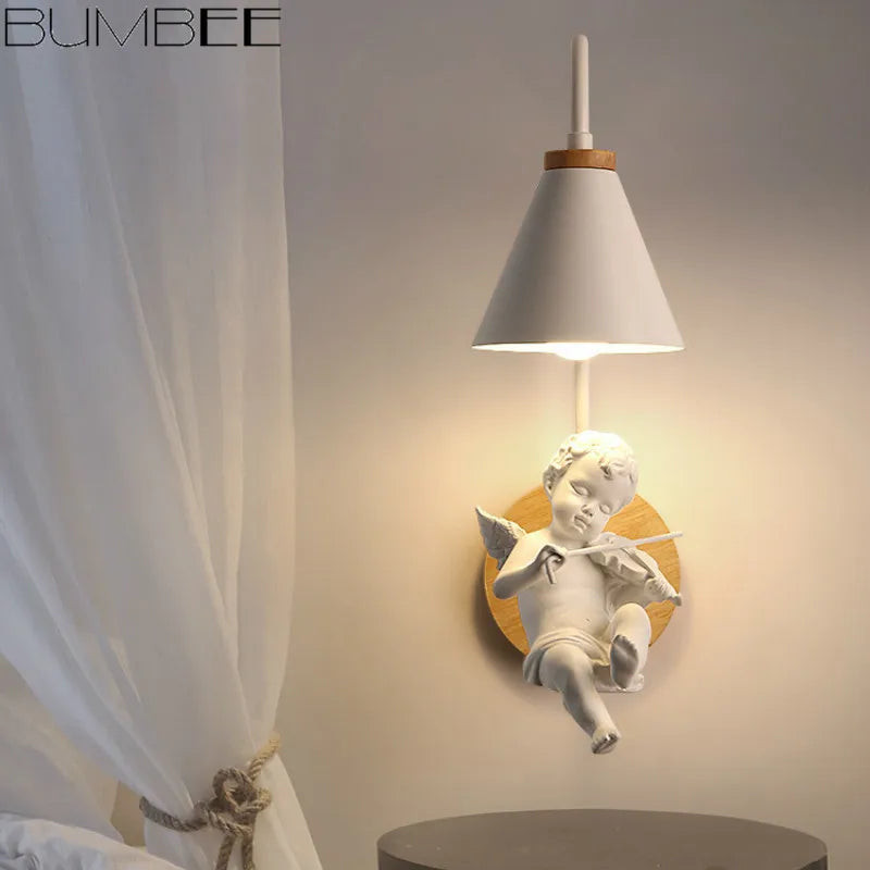 Nordic cartoon style children's wall light