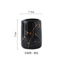 Multifunctional ceramic toothbrush holder for bathroom