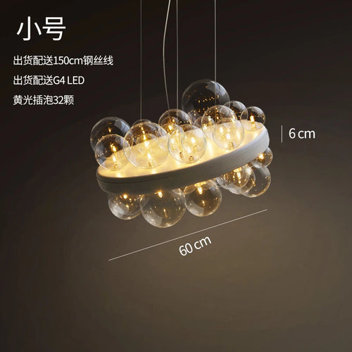 modern design clear glass chandelier for interior decoration