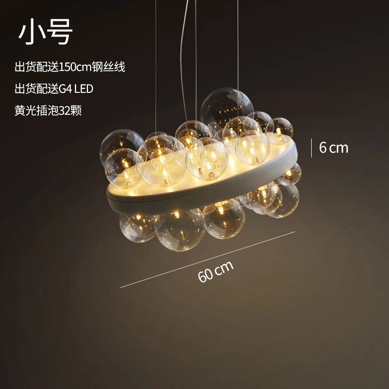 modern design clear glass chandelier for interior decoration