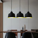 Modern nordic loft pendant light with 3 pendants for kitchen