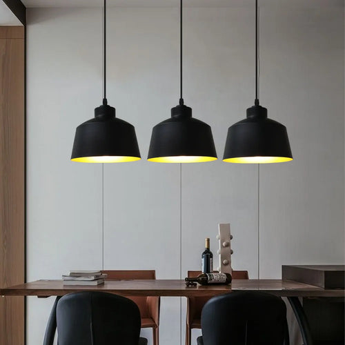 Modern nordic loft pendant light with 3 pendants for kitchen