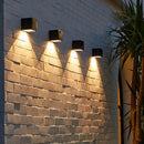 Outdoor solar wall light with motion sensor, IP65 waterproof
