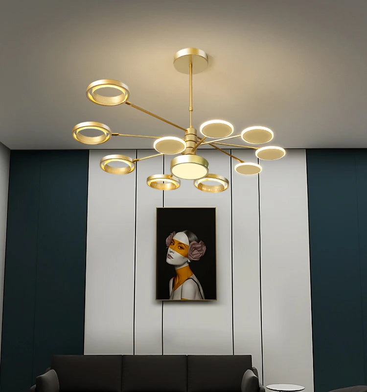 Elegant Nordic design ceiling light for modern home decor