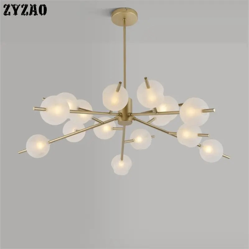Modern glass pendant light for elegant interior decor