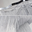 Modern aluminium tassel pendant light for decorative indoor lighting