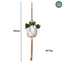 macrame hanging baskets for plants and decoration