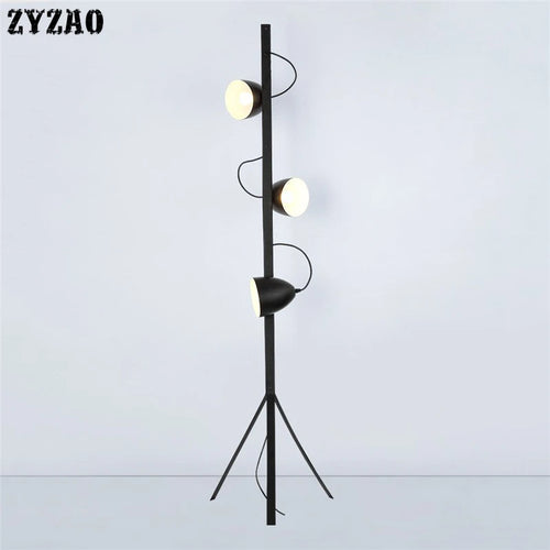 Creative nordic iron floor lamp for indoor use - vue 2 sur 7