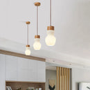 Soft retro Japanese-style chandelier for restaurant and inn