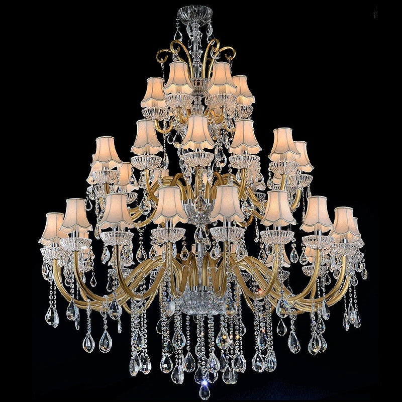Modern crystal chandelier for elegant and refined lighting