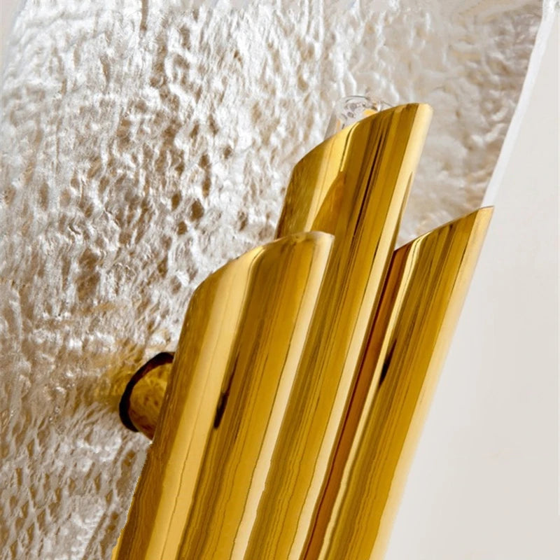 Metal LED wall light for hotel and hallway - vue 3 sur 7