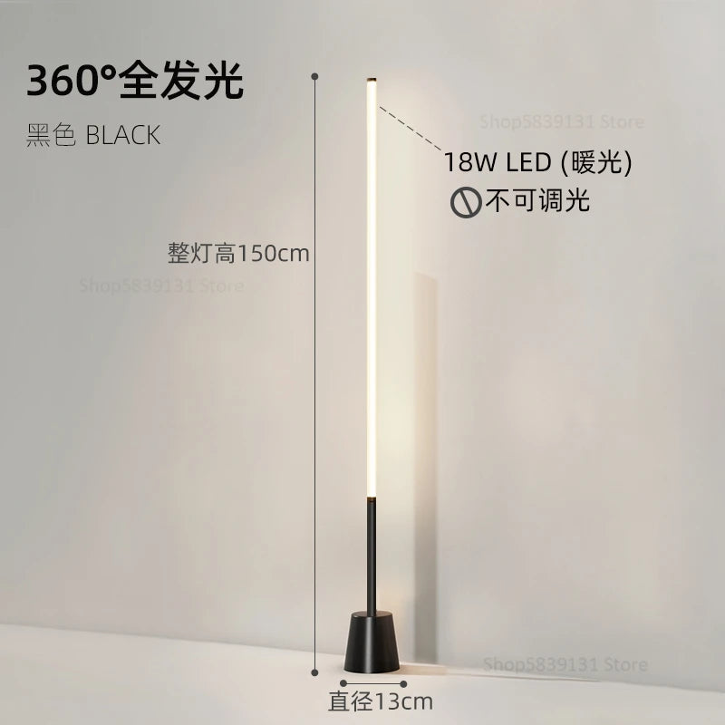 Modern nordic minimalist 360-degree super bright floor lamp - vue 12 sur 14