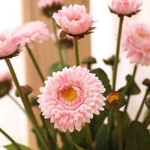 Artificial calendula flowers for wedding and party decoration - vue 7 sur 12