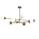 Modern glass ball chandelier for decorative indoor lighting