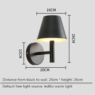 Modern nordic style indoor wall light - vue 9 sur 9