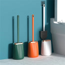 Lightweight and durable toilet brush set for bathroom