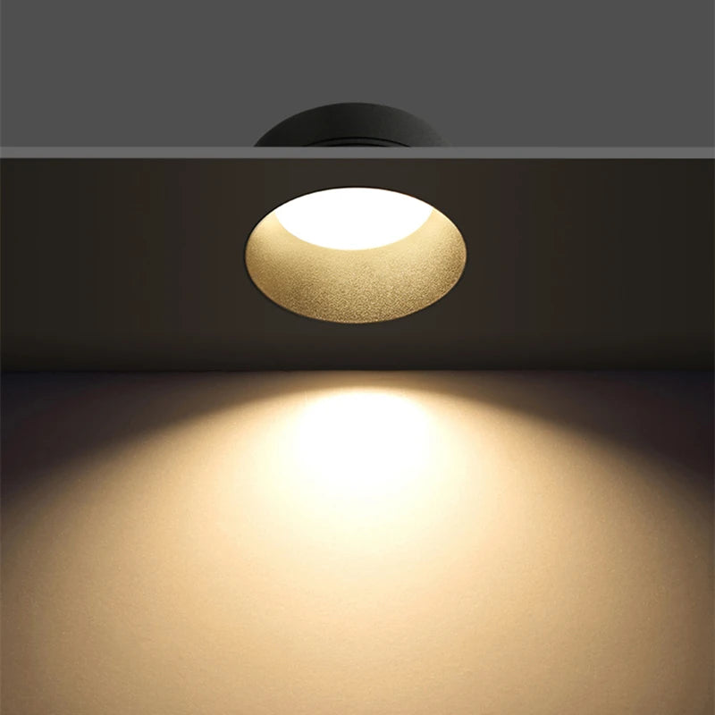 Frameless recessed dimmable LED downlight