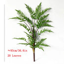 Artificial tropical plants for wedding decor and DIY