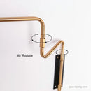 Modern 360 degree rotatable wall light for interior decoration