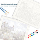 Abstract paint by numbers kit for creative home decoration