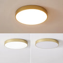 Ultra-slim 5 cm gold LED ceiling light modern round surface mount remote control for foyer and bedroom