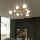 Modern glass chandelier for elegant and stylish lighting