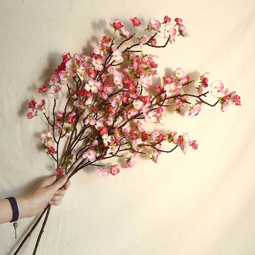 Artificial cherry blossom bouquet for wedding and home decor - vue 6 sur 10