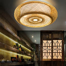 Handmade bamboo pendant light decorative Chinese style