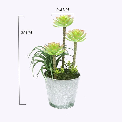 Artificial tropical cactus for desk decoration