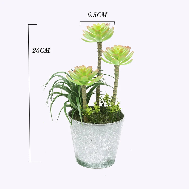 Artificial tropical cactus for desk decoration