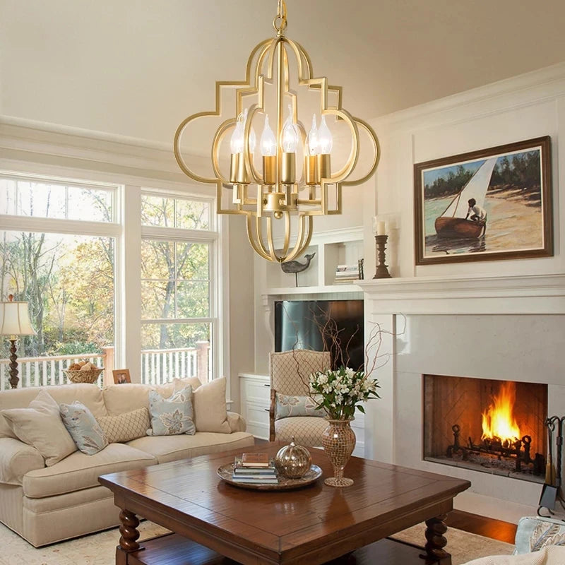 American country style pendant light for interior decor